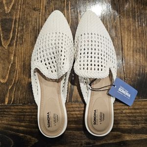 Womens white Sonoma Vitalize by Ortholite Slip-On Shoe Size 9.5